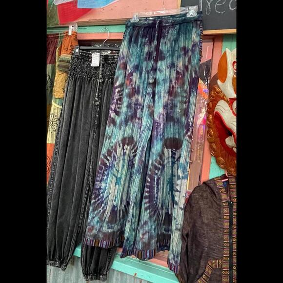 handmade Tie dye palazzo pants - Picture 9 of 9